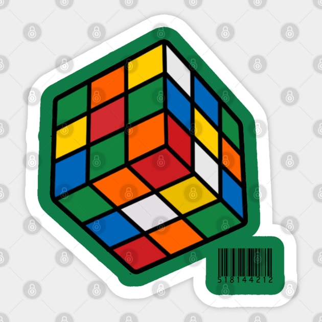 Just Rubik Sticker by erndub
